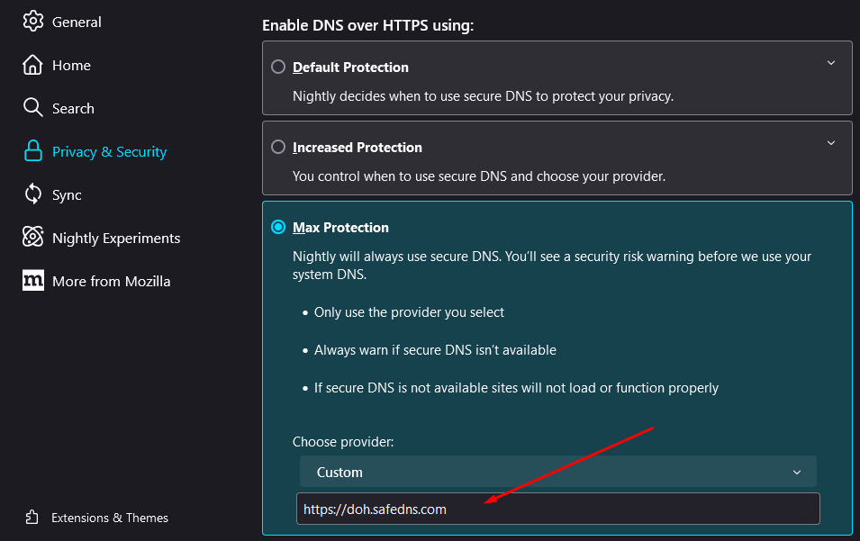 1-encrypted-dns-firefox-setup.png